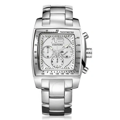 Chopard Two O Ten Automatic Chronograph Stainless Steel Ladies Watch 158462-3002 In White