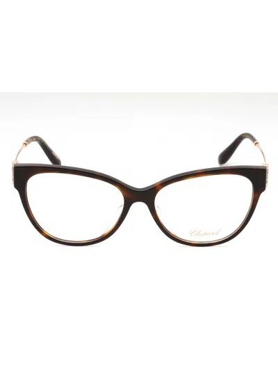 Chopard Vch325s Eyeglasses In 0aq8 - Shiny Red Grad.light Pink/clear Demo Lens