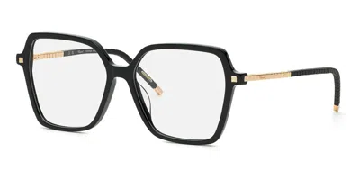 Chopard Vch348m 0blk Women's Glasses Black Size 55 - Free Lenses - Blue Light Block Available