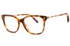 Chopard Ladies Brown Rectangular Eyeglass Frames Vch352s In Brown