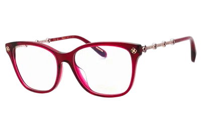 Chopard Vch352s03aq Acetate Cat-eye Eyeglasses In Red