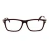 Chopard Vch357 Rectangular Acetate Eyeglasses In Red