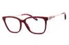 Chopard Vch361s Rectangular Eyeglasses In Red