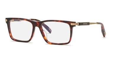 Chopard Vch364 Men's Glasses, Tortoiseshell, Size 56 In Brown