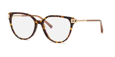 Chopard Vch366m Women's Glasses, Tortoiseshell, Size 55 In Brown