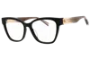 Chopard Ladies Black Rectangular Eyeglass Frames Vch379m In Black