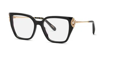 Chopard Vch402s 0700 Women's Glasses Black Size 53 - Free Lenses - Blue Light Block Available