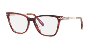 Chopard Vch421s 0933 Men's Glasses Pink Size 55 - Free Lenses - Blue Light Block Available In Brown