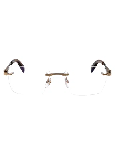Chopard Vchg87 Glasses In 08ff Oro Grigio Lucido