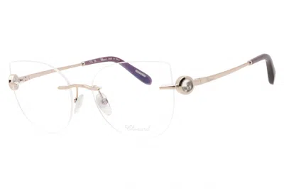 Chopard Vchl27s Cat Eye Metal Eyeglasses In Gold