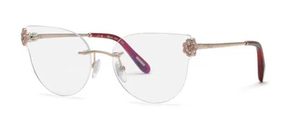 Chopard Vchl61s 0a39 Women's Glasses Gold Size 56 - Free Lenses - Blue Light Block Available In Transparent