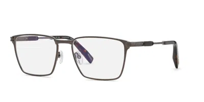 Chopard Vchm09 0568 Men's Glasses Grey Size 56 - Free Lenses - Blue Light Block Available In Gray