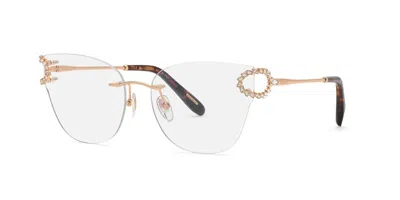 Chopard Vchm18s 08fc Men's Glasses Gold Size 57 - Free Lenses - Blue Light Block Available In Neutral