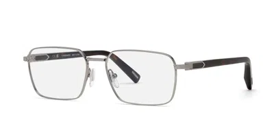Chopard Vchm36 0509 Men's Glasses Silver Size 57 - Free Lenses - Blue Light Block Available In Gray