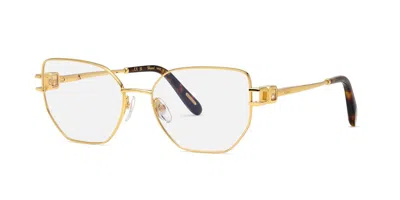 Chopard Vchm45s 0400 Men's Glasses Gold Size 55 - Free Lenses - Blue Light Block Available In Multi