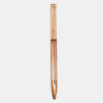 Pre-owned Chopard Viaggio Enamel Resin Rose Gold Plated Ballpoint Pen