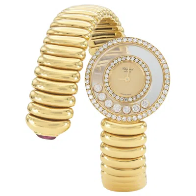 Pre-owned Chopard Vintage 1990s  Happy Diamonds Wrap Watch In Multi
