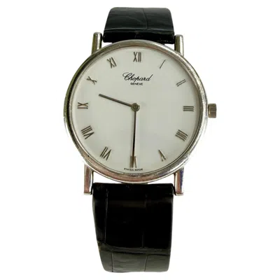 Pre-owned Chopard Vintage  Rhonde Men's 33mm Classique Homme 18k White Gold
