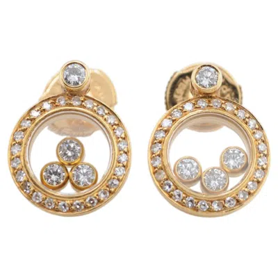 Pre-owned Chopard Vintage Happy Diamonds Earrings In 18k Gold In Multiple