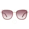 Chopard Violet Gradient Butterfly Ladies Sunglasses Schd40s 08fe 56