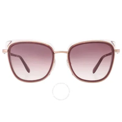 Chopard Violet Gradient Butterfly Ladies Sunglasses Schd40s 08fe 56 In Purple