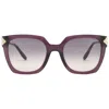 Chopard Violet Gradient Sport Ladies Sunglasses Sch336s 096z 54 In Burgundy