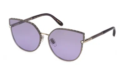Chopard Violet Mirror Cat Eye Ladies Sunglasses Schf78s 594x 63 In ["purple","gold Tone"]