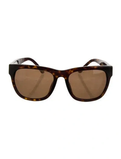 Pre-owned Chopard Wayfarer Mirrored Sunglasses In Brown