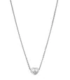 Chopard White Gold And Diamond Happy Diamonds Icons Necklace In Gold