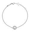 Chopard White Gold And Diamond Happy Diamonds Icons Pavé Bracelet In Gold