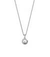 Chopard White Gold And Diamond Happy Diamonds Icons Pendant Necklace In Gold