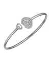 Chopard White Gold And Diamond Happy Hearts Bangle In Gold