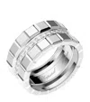 Chopard White Gold And Diamond Ice Cube Ring In Gold