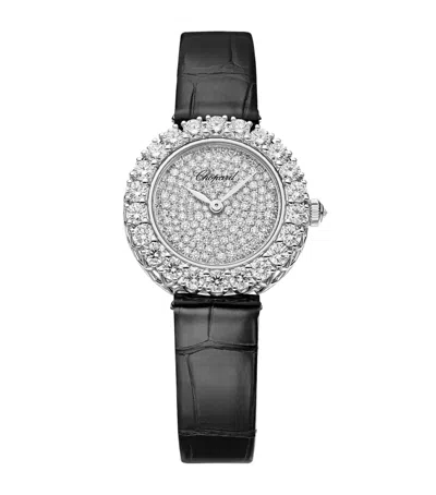 Chopard White Gold And Diamond L'heure Du Diamant Watch