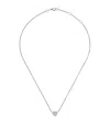 Chopard White Gold And Diamond My Happy Hearts Pendant Necklace In Gold