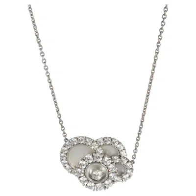 Pre-owned Chopard White Gold Diamond Happy Dreams Necklace