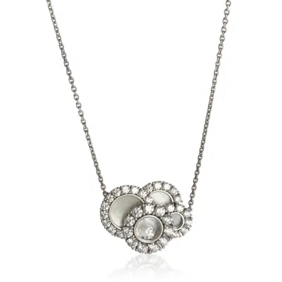Pre-owned Chopard White Gold Diamond Happy Dreams Necklace