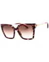 Chopard Chic Rectangular Sunglasses For Women In Multi