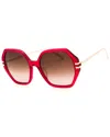 Chopard Geometric-frame Sunglasses In Yellow