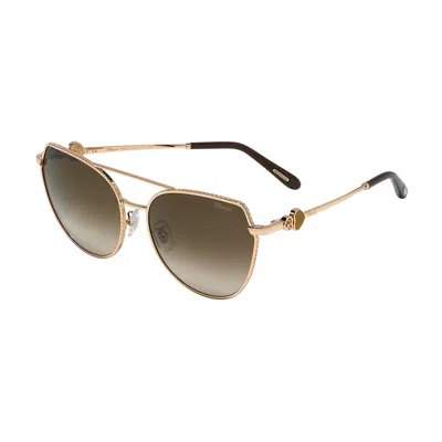 Chopard Women's 60 Mm Gold Sunglasses