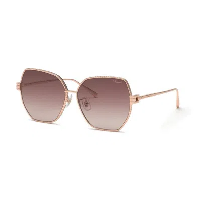 Chopard Women's  Schl28m 08fc Sunglasses In Gold