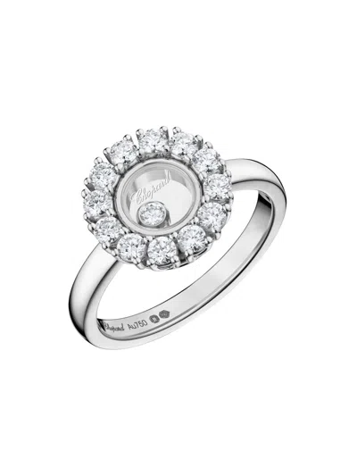Chopard Women's Happy Diamonds 18k White Gold & 0.60 Tcw Diamond Ring In Gray