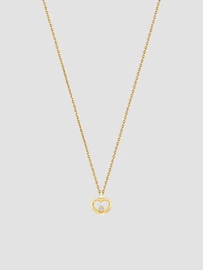 Chopard Women's Happy Diamonds 18k Yellow Gold & 0.05 Tcw Diamond Heart Pendant Necklace