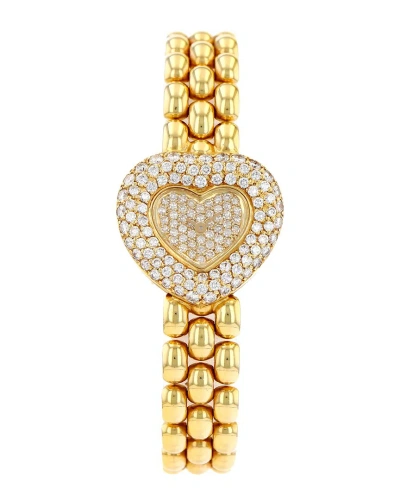 Chopard Women's Happy Diamonds Diamond Watch Circa 2000s (authentic ) In Gold