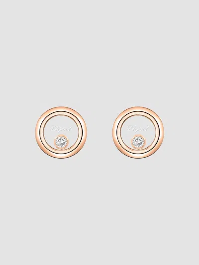 Chopard Women's Happy Diamonds Icons 18k Rose Gold & 0.10 Tcw Diamond Pendant Earrings