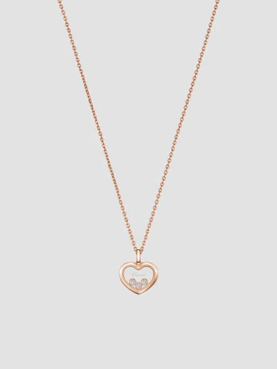 Chopard Women's Happy Diamonds Icons 18k Rose Gold & 0.15 Tcw Diamond Medium Pendant Necklace