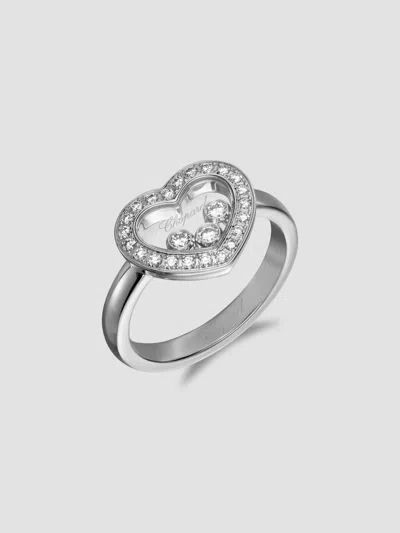 Chopard Women's Happy Diamonds Icons 18k White Gold & Diamond Heart Ring