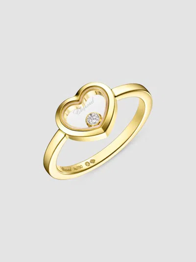Chopard Women's Happy Diamonds Icons 18k Yellow Gold & 0.05 Tcw Diamond Heart Ring