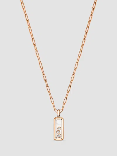 Chopard Women's Happy Diamonds Small Icons 18k Rose Gold & 0.15 Tcw Diamond Pendant Necklace