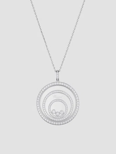 Chopard Women's Happy Spirit 18k White Gold & Diamond Pendant Necklace In 10 White Gold